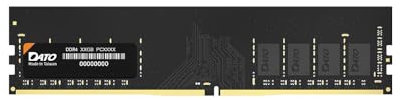 DATO 16Go DDR4 3200MHz PC4-25600 Non-ECC 1.2V CL22 288 Broches UDIMM pour Ordinateur de Bureau Module de mémoire Mise à Niveau
