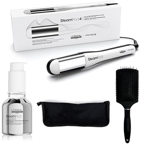 L'ORÉAL PROFESSIONNEL - Glätteisen Steampod 4 + Glätteisen 50 ml + Etui + Bürste, Einheitsgröße