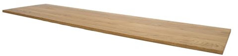 HORST Deckplatte Nordli - Elegante & Pflegeleichte Massivholzplatte für das I K E A Nordli Möbelstück - gefast, geschliffen & FSC-Zertifiziert - Eiche geölt 160cm x 47cm