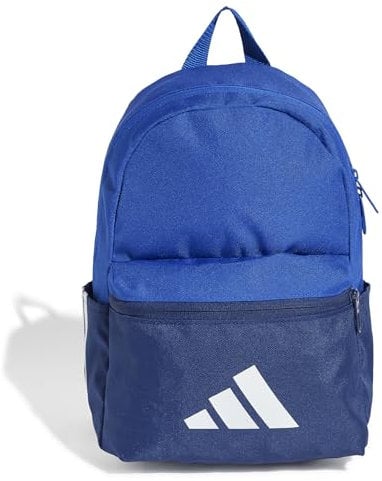 adidas Unisex Kinder Little Kids Logo Backpack, Team royal Blue/Dark Blue, One Size