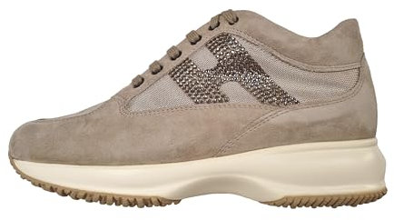 Hogan Damen Interactive H Strass HXW00N02011FI70KL4 Beige, beige, 37 EU Larga