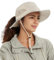 Hat Hut Wasserdichter Sonnenhut für Damen, Satin-gefüttert, UV-Schutz, Pferdeschwanz, breite Krempe, Strandhut, Fischerhut zum Wandern, Angeln (DE/NL/SE/PL, Alphanumerisch, Einheitsgröße, Beige)