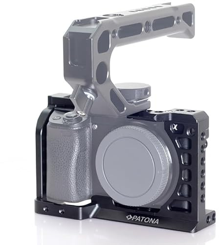 PATONA Premium Cage Käfig kompatibel mit Sony Kamera A6600, Kamerakäfig Schutzrahmen