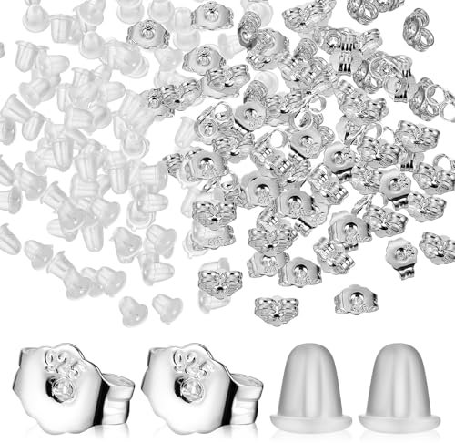 LIFKOME Ohrringe Für Frauen Großpackung 100 Stück Schmetterlings-ohrringverschlüsse 100 Stück Ohrringverschlüsse
