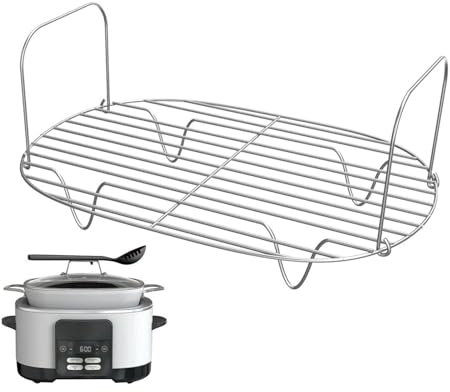 Maciun Dampfgarer Rack | Edelstahl Dampfgarer Rack - Edelstahl Dampfgarer Rack, 27,9 cm Dampfgarer Topfuntersetzer, Dampfgestell für Fleisch
