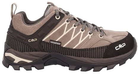 CMP Rigel Low Wmn Trekking Shoes Wp Damen Wanderschuhe, Deserto Arena, 38 EU