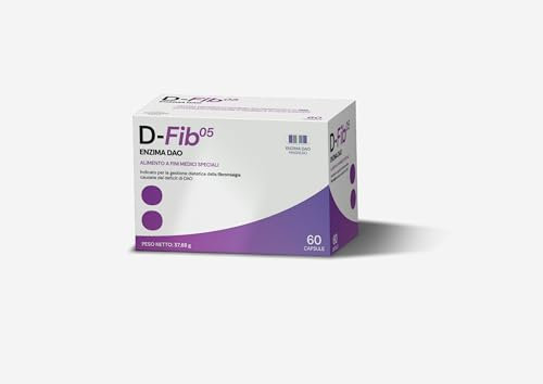 Tindal D-Fib05 - Integratore con Enzima DAO e Magnesio per la Gestione della Fibromialgia e Riduzione dell'Istamina