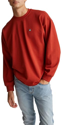United Colors of Benetton Herren Hoodie, rot, L