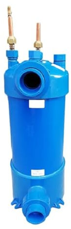 LEPREM Échangeur De Chaleur À Tube Torsadé À Transfert De Chaleur Élevé 17KW, Échangeur De Chaleur en E for Piscine, Éateur 10kw