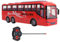 RC-Bus-Spielzeug, 1/30 RC-Truck-Fernbedienungsbus, Elektrische Drahtlose Simulation, Großes RC-Bus-Spielzeug mit Fernbedienung (Rote Reise)