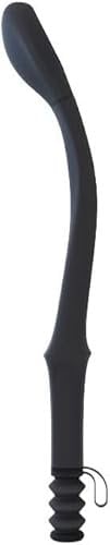 Toilet Aid Tools, Comfort Silicone Bottom Buddy Wiping Aid with Hanging Ring, Toilet Assistance for Elderly, Bedridden, Pregnancy, Handicap (Black)