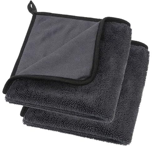 DAJING Bathroom Drying Cloth - 2PCS Super Absorbent Cloths for Car, Window, Shower,Kitchen(40×40cm,Thicken)