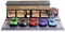 ZAWALUD 1/64 Model Car Display Case: Hot Wheels & Matchbox Display Case - Daily Bakehouse Parking Garage Diorama, Scale Diecast Parking Garage for Toy Cars with LED Lamps and 5 Parking Space
