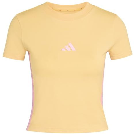 adidas Women's Essentials 3-Streifen Slim Baby T-Shirt
