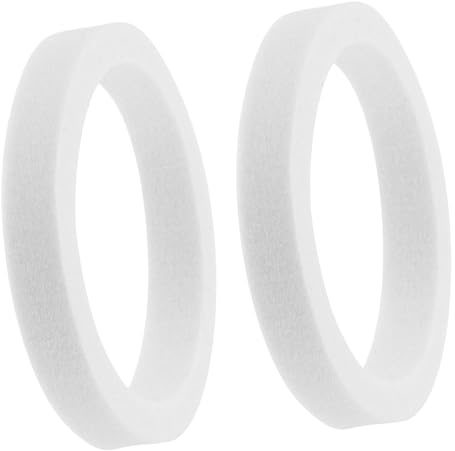 Toddmomy 2Pcs Oil Seal Sponge Rings for Mountain Bike Front Fork Durable Oil Absorption Sponge Washers for Enhanced and Protection