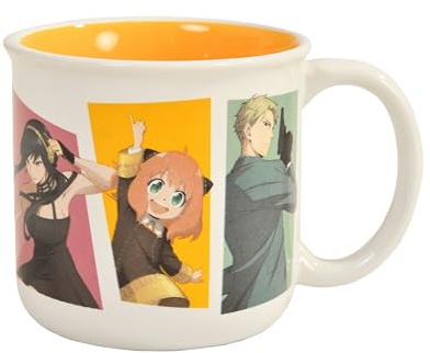 Elbenwald Tasse - verschiedene Motive Filme, Serien und Anime Mehrfarbig Keramik (Spy x Family - Anya Forger)