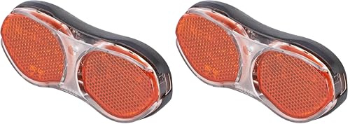 Prophete LED Fahrrad-Rücklicht, für Gepäckträger, Prophete LED-Rücklicht für Gepäckträger, 50-80 mm Montageweite, kompatibel mit Naben- und Seitendynamo, 2-adriger Anschluss
