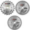 TCT185MXB20B Saxton TCT - Lame per sega circolare, 185 mm x 20, 40 e 80 T x 20 mm (anello da 16 mm), compatibili con Evolution Bosch ecc. (confezione da 3)