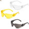 BricoLoco.com PACK 3 GAFAS protección seguridad trabajo. Lente clara + Lente ahumada + Lente amarilla. Ligeras y prácticas. Sólo 23 gramos de peso. (Único, Clara + Ahumada + Amarilla)