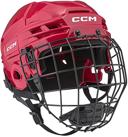 CCM Tacks 70 Helm Combo Senior, Größe:S, Farbe:Rot