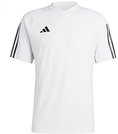 Adidas Mens Jersey (Short Sleeve) Tiro 23 Competition Jersey, White/Black, IC4565, XS