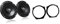 JVC J620 x Haut-Parleur coaxial (16 cm, 2 Voies) Noir & ACV ACV Electronic 271023-07 Bague de Fixation pour Haut-Parleur de Porte Avant de BMW Série 3 / Mini 165 mm