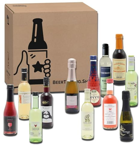 Kalea | Entdecke die Vielfalt | 12 kleine Flaschen mit 250ml | Genüsse für jeden Anlass | Geburtstagsgeschenk | Vatertag | Muttertag