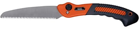 BLACK+DECKER Klappbare Astsäge - 22.5 x 6 x 3.5 CM - Gezackter Stahlschneidekopf - Orange/Schwarz