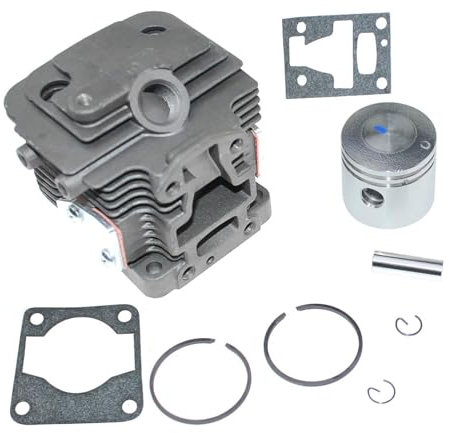 NixCon Kit de pistón de Cilindro Kit de pistón de Cilindro Apto for Cortasetos de Motor Kawasaki TJ23V TJ023V