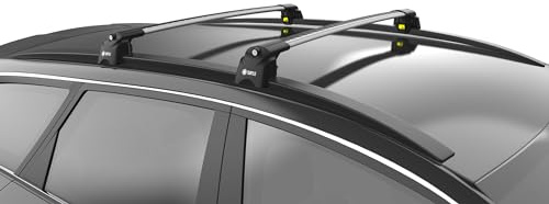 TURTLE kompatibel mit Audi Q5 (8R) 2009-2017 Air2 Dachträger | GRAU