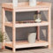 Rantry Pflanztisch mit Ablagen Gartentisch Blumentisch Gärtnertisch Holzpflanztisch Pflanzentisch Gartenarbeitstisch für Garten Terrasse 82,5x45x86,5 cm Massivholz Douglasie