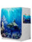 Highdi 3D Housse de Protection pour Machine à Laver, Chargement Frontal Housse à La Poussière avec Ouverture Frontale (Capacité M 8~10kg,Requin 10)