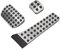 Alriedy 3 Stück Pedale Bdeckung Set Für Mercedes-Benz W204 W211 C-Klasse E-Klasse GLC GLK S SL CLS Rutschfestes Tuning Bremspedale Auto Pedal Abdeckung Kit