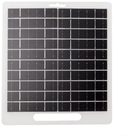 WIIYENA Panneau solaire, panneau solaire portable pour l'extérieur, panneau photovoltaïque, sortie USB 5 V, chargeur de panneau solaire pour camping, randonnée, randonnée (5-12 V 10 W)
