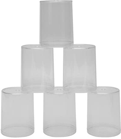 KOMBIUDA 6er Boxen Für Figuren Tischvitrine Figur Vitrine Klare Vitrine Modell Spielzeug Vitrine Modell Vitrine Klarer Vitrinenständer Minibehälter Plastik Transparent