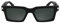 Calvin Klein Unisex Adult Sunglasses CK25503S - Black with Solid Grey Lens