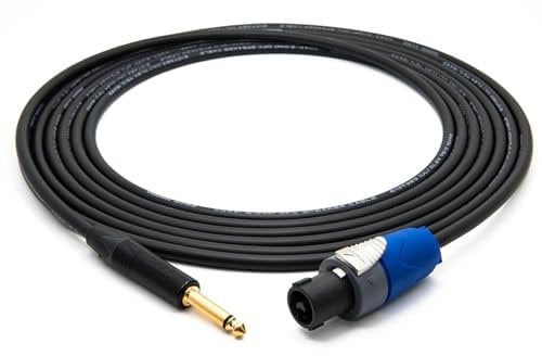 enoaudio Mogami 3082 High-End Speaker Cable | Neutrik Speakon – 6.3mm TS | HiFi - 2.0 m