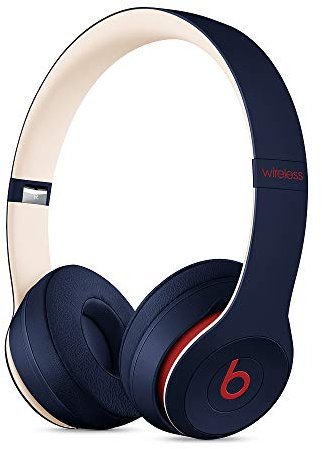 Beats Solo3 Wireless - Auriculares supraaurales - Chip Apple W1, Bluetooth de Clase 1, 40 Horas de Sonido ininterrumpido - Marino Club
