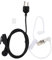 2 Pin Walkie Talkie Headset Funk In-Ear-Ohrhörer PTT MIC für IC-F3011 / F4011 / F4001 / F1000 / F2000 / F3210D / F3230D / T70A / V80 / F3G / F4G / F11S / F14 / F14S / F21 /