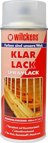 Wilckens Lackspray Klarlack Seidenglanz 400 ml Sprühlack Korrosionsschutz Spray Lack