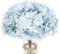 LuLuHouse Hortensien-Köpfe aus Seide mit Stielen, Seeblau, künstliche Blütenköpfe zum Selbermachen, Hochzeit, als Tafelaufsatz für Zuhause, Party, Babyparty, Dekoration (10, Seeblau)