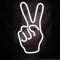 Peace Finger Neonlicht LED Schild USB Beleuchtung Leuchtreklame Reklame Licht, Kunst Neonlichter Bar Party Wand Dekoration Geburtstag Wohnzimmer Kindergeschenk dekorative Wandbeleuchtung Jugendzimmer