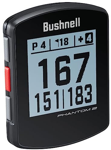 BUSHNELL Phantom 2 GPS für Golf, Erwachsene, Unisex, Schwarz, Einheitsgröße