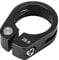 X AUTOHAUX 28.6mm Aluminium Alloy Bicycle Seat Post Clamp Seat Post Clip Black