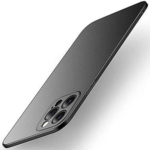 Hadwii Cover per iPhone 13 mini Custodia Ultra Sottile Protezione Completa Difficile e in PC con Finitura Opaca e Leggera Anti Graffio Cover per iPhone 13 mini, Nero