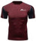 Fortitude Sports Compression T-Shirt | Base Layer for Fitness, Running, BJJ MMA Short Sleeve Rashguard Gym Shirt for Men | Short Sleeve Men's Gym T-Shirt Rash Guard (Red, Large)
