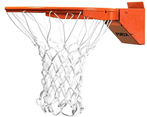 FORZA Breakaway Basketballkorb - Basketballkorb & Netz mit Breakaway Rim | Robustes Basketballnetz | Indoorbasketballkorb | offizielle Ring Große