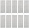 DONGKER 10PCS Aquarium Fish Tank Wire Mesh Pad Moss Net, Stainless Steel Decorative Aquatic Wire Mesh Pad Moss Net for Aquarium Fish Tank