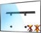 No Stud TV Wall Mount, No Drill TV Mount for 22-55 in, Drywall Studless TVs Bracket with Clear Instructions, Low Profile TVs Hanger with Sturdy Design, Easy to Install for Bedroom, Living Room