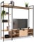IDMarket – Conjunto de mueble de TV de 170 cm Detroit con estantes de diseño industrial